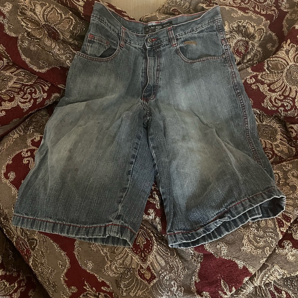 Blue Denim Shorts